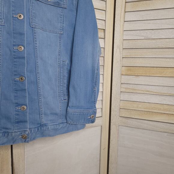 Vince Camuto Long Sleeve Jean Trucker Jacket Women’s Size Small Soft Denim 4 / 6 - Picture 5 of 10